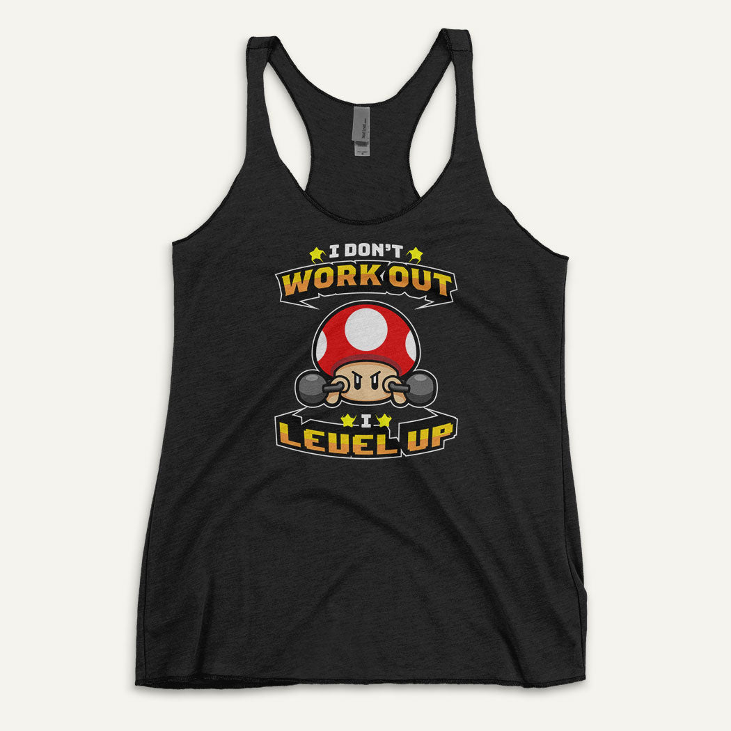 I Don’t Work Out I Level Up Women’s Tank Top