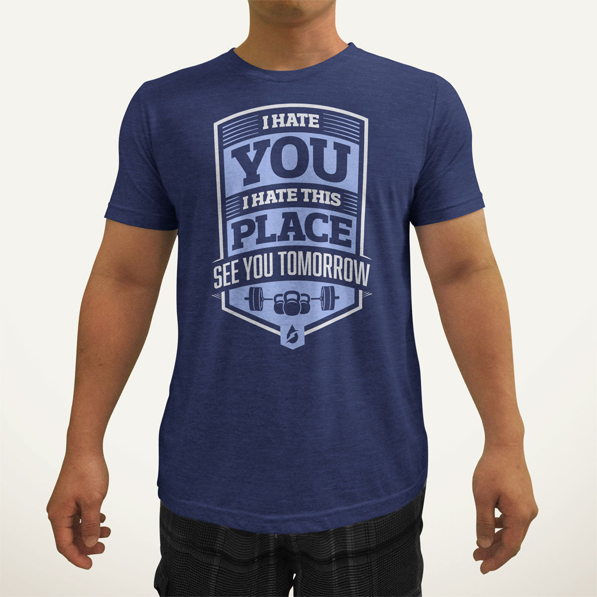 I Hate You I Hate This Place See You Tomorrow Men s Triblend T Shirt