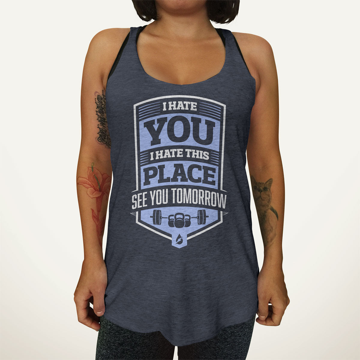 I Hate You I Hate This Place See You Tomorrow Women's Tank Top