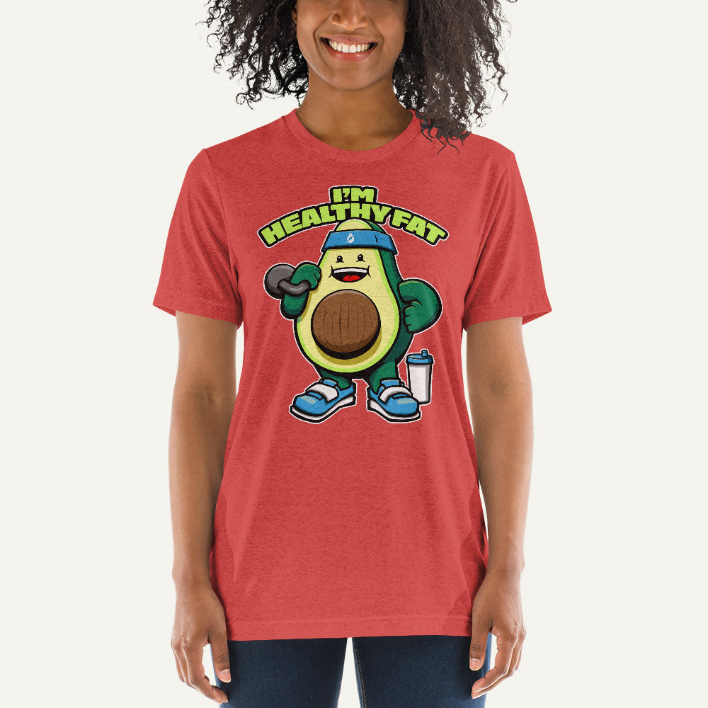 I'm Healthy Fat Avocado Men's Triblend T-Shirt – Ministry of Sweat