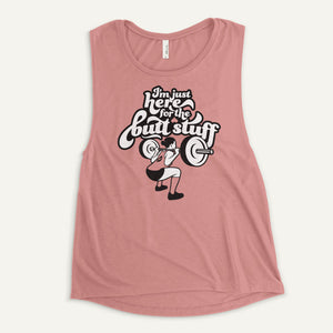 I'm Just Here For The Butt Stuff Women's Muscle Tank
