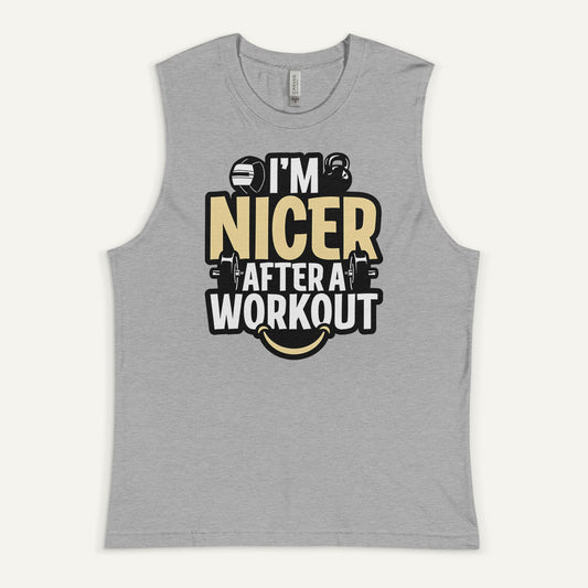 I'm Nicer After A Workout Men's Muscle Tank