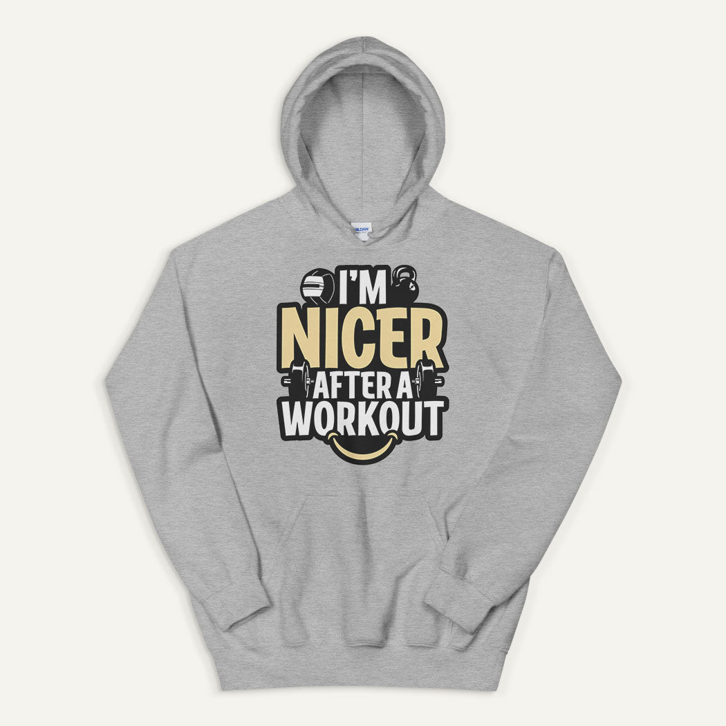 I'm Nicer After A Workout Pullover Hoodie
