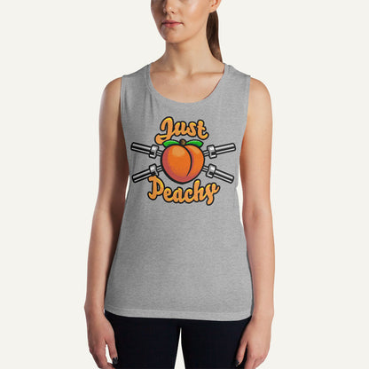 Just Peachy Women's Muscle Tank