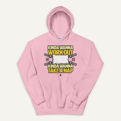 Kinda Wanna Work Out Kinda Wanna Take A Nap Pullover Hoodie