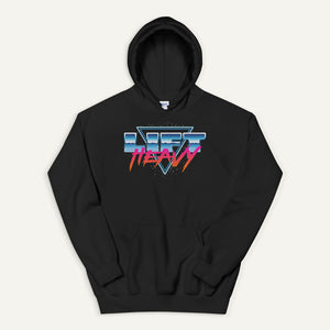 Lift Heavy Pullover Hoodie — Synth Wave