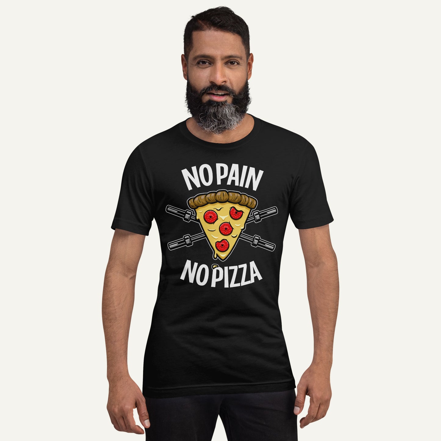 No Pain No Pizza Men's Standard T-Shirt