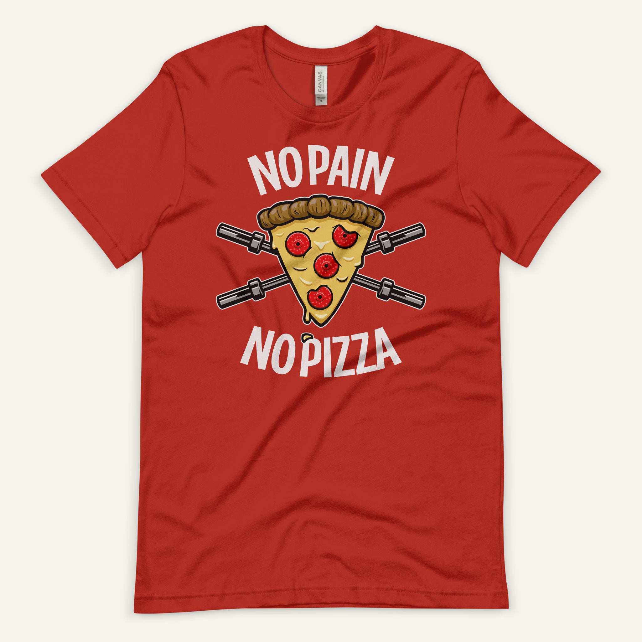 No Pain No Pizza Men's Standard T-Shirt