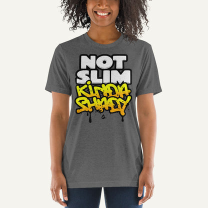 Not Slim Kinda Shady Men's Triblend T-Shirt