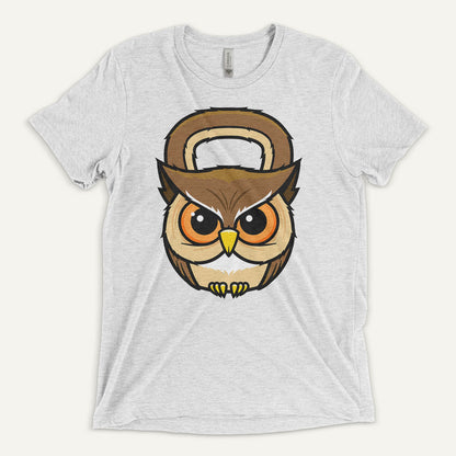 Owl Kettlebell Design Men's Triblend T-Shirt