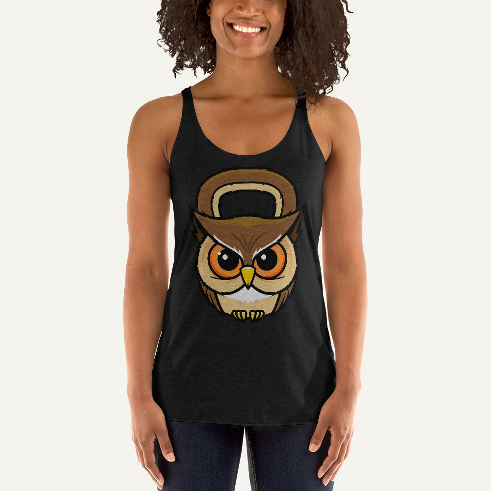 Owl Kettlebell Design Women's Tank Top