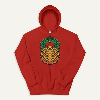 Pineapple Kettlebell Design Pullover Hoodie