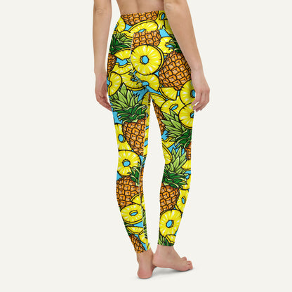 Pineapples High-Waisted Leggings