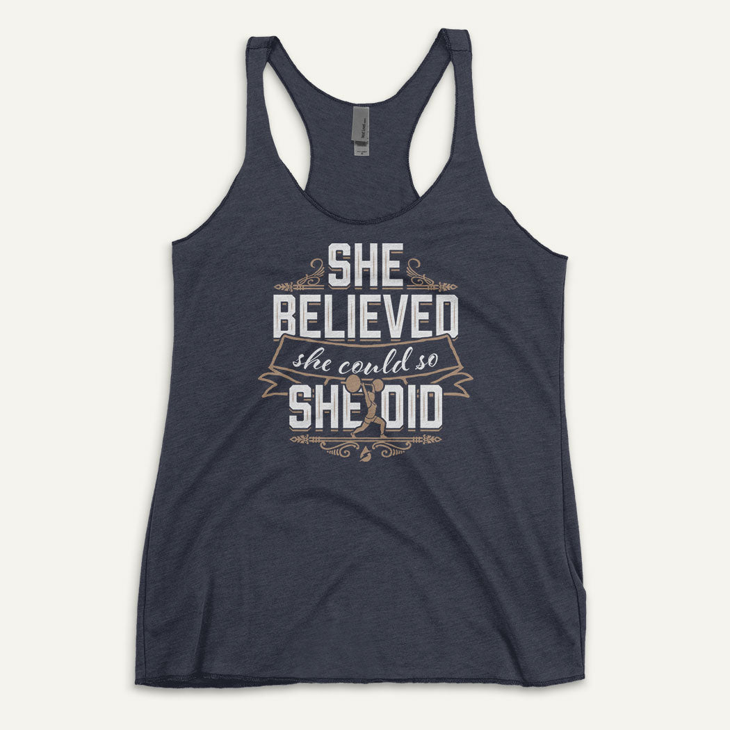 She Believed She Could So She Did Women's Tank Top