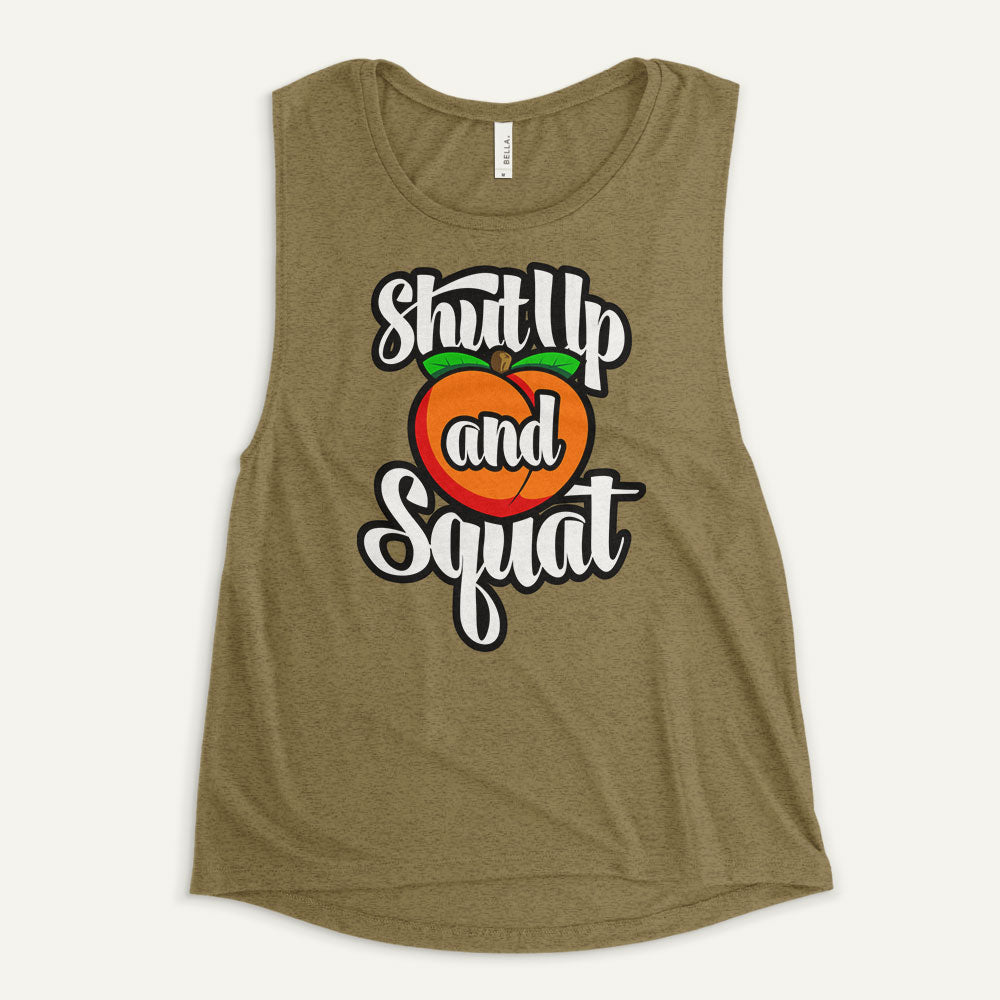 Shut Up And Squat Women's Muscle Tank