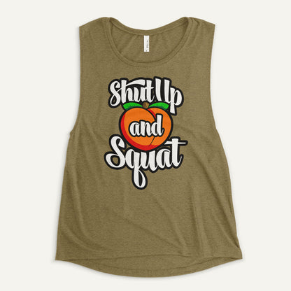 Shut Up And Squat Women's Muscle Tank