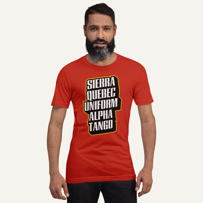 Sierra Quebec Uniform Alpha Tango Men's Standard T-Shirt