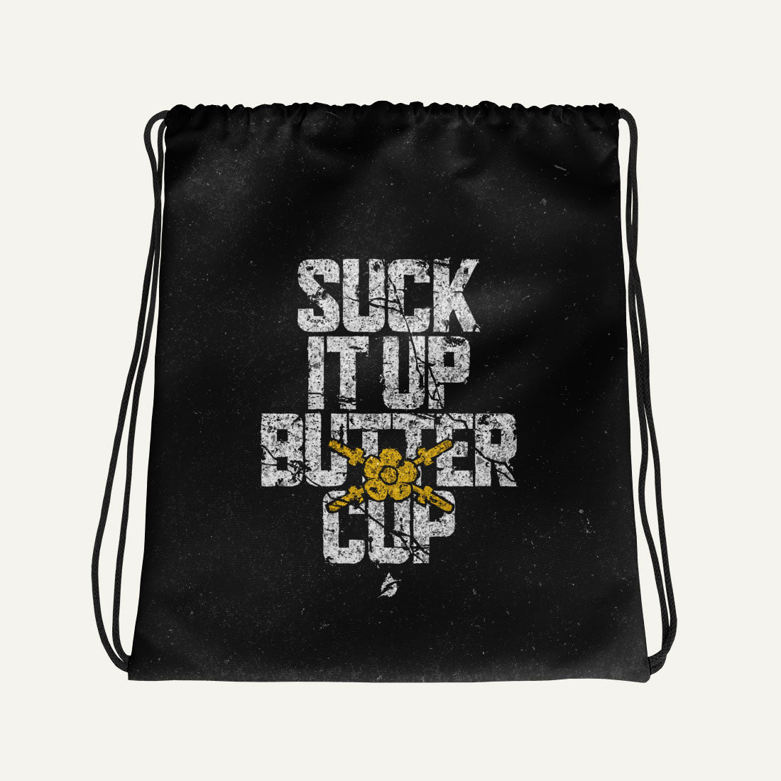 Suck It Up Buttercup Drawstring Bag