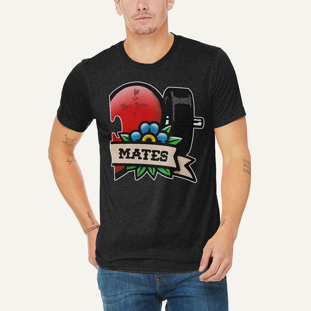Swole Mates Personalized Men's Triblend T-Shirt (Mates)