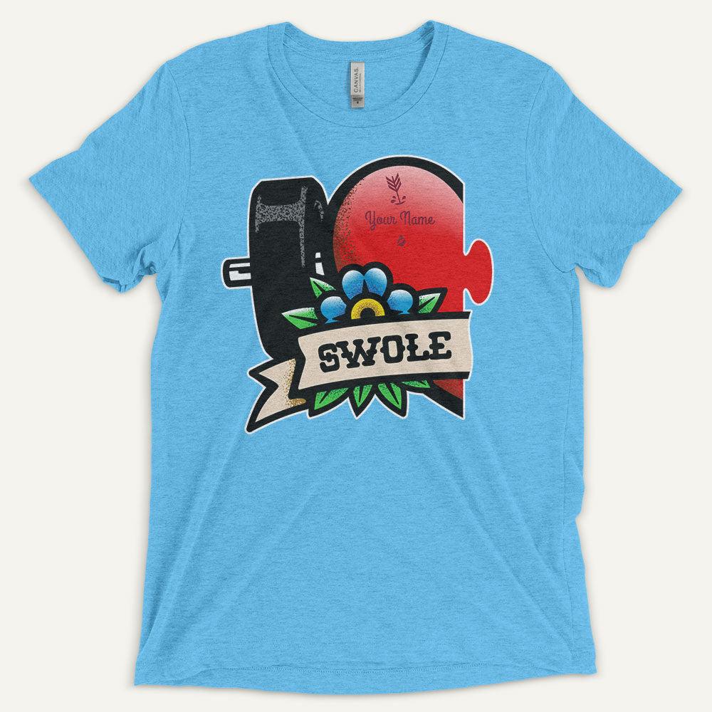 Swole Mates Personalized Men's Triblend T-Shirt (Swole)