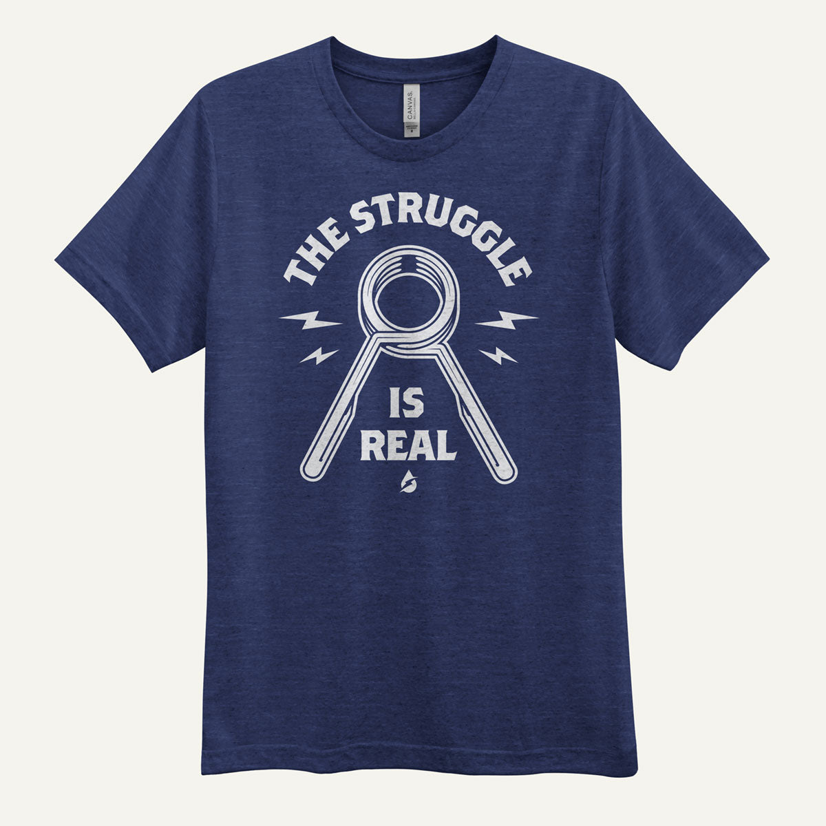 The Struggle Is Real: Spring Collar Men's T-Shirt