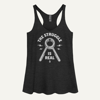 The Struggle Is Real: Spring Collar Women's Tank Top