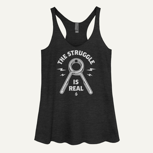 The Struggle Is Real: Spring Collar Women's Tank Top