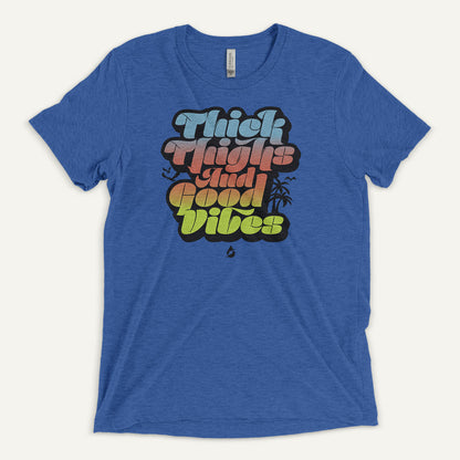 Thick Thighs And Good Vibes Men's Triblend T-Shirt
