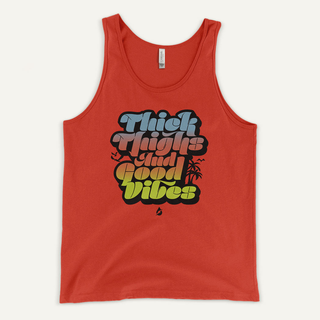 Thick Thighs And Good Vibes Men's Tank Top