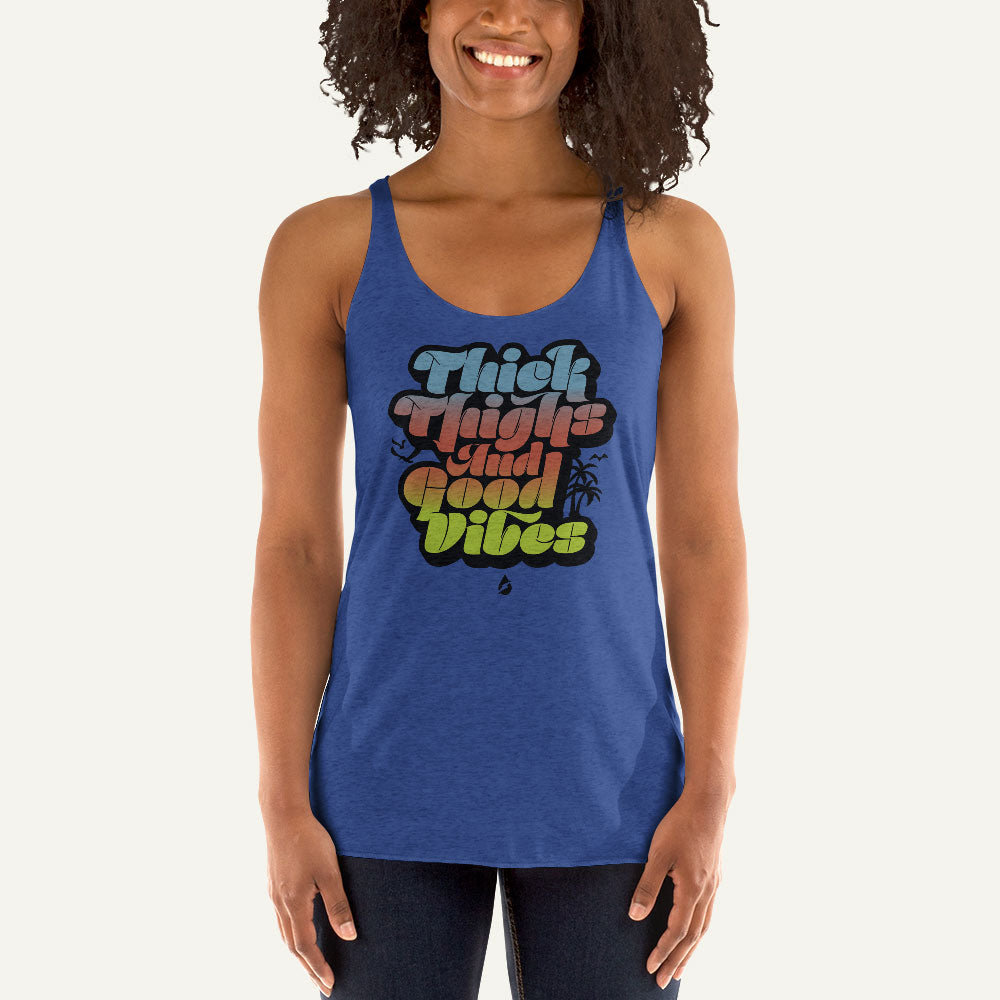 Thick Thighs And Good Vibes Women's Tank Top