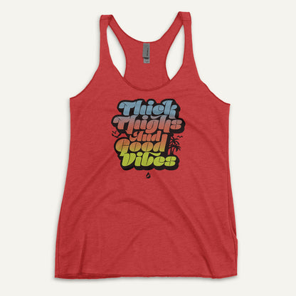 Thick Thighs And Good Vibes Women's Tank Top