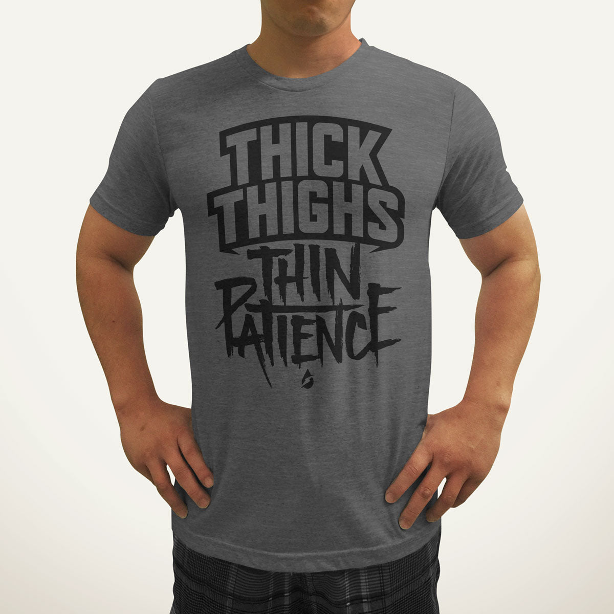 Thick Thighs Thin Patience Men's Triblend T-Shirt – Ministry of Sweat