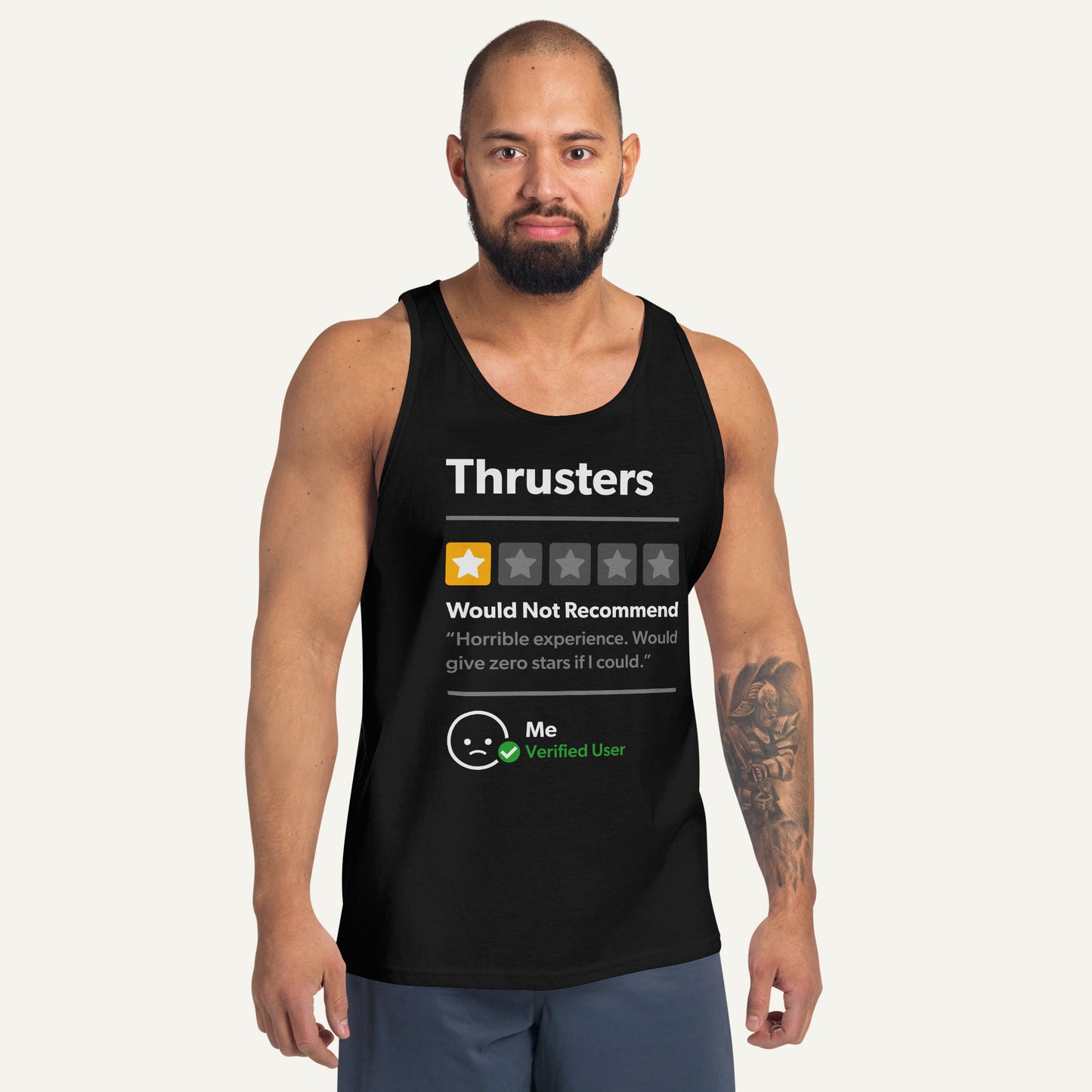Thrusters 1 Star Would Not Recommend Men’s Tank Top
