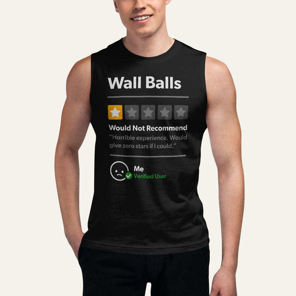 Wall Balls 1 Star Would Not Recommend Men’s Muscle Tank