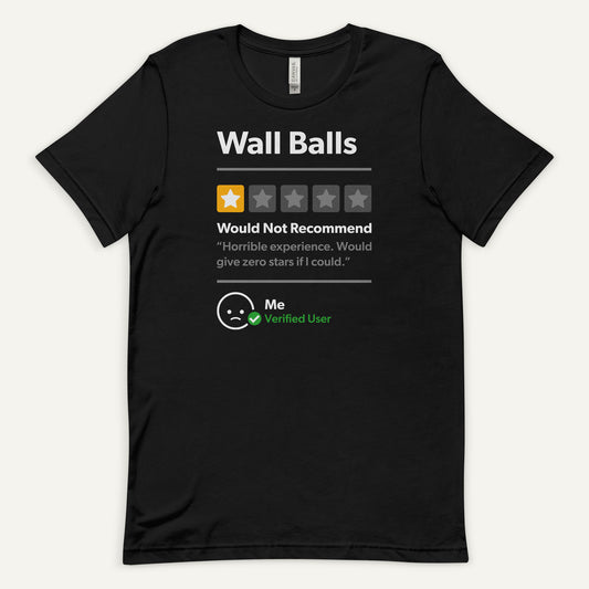 Wall Balls 1 Star Would Not Recommend Men’s Standard T-Shirt