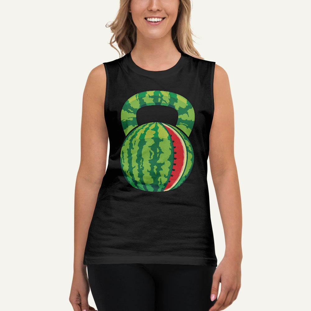 Watermelon Kettlebell Design Men's Muscle Tank