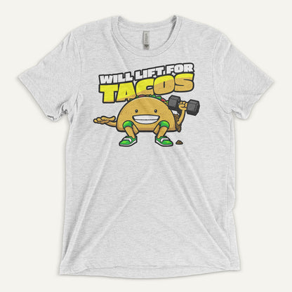 Will Lift For Tacos Men's Triblend T-Shirt